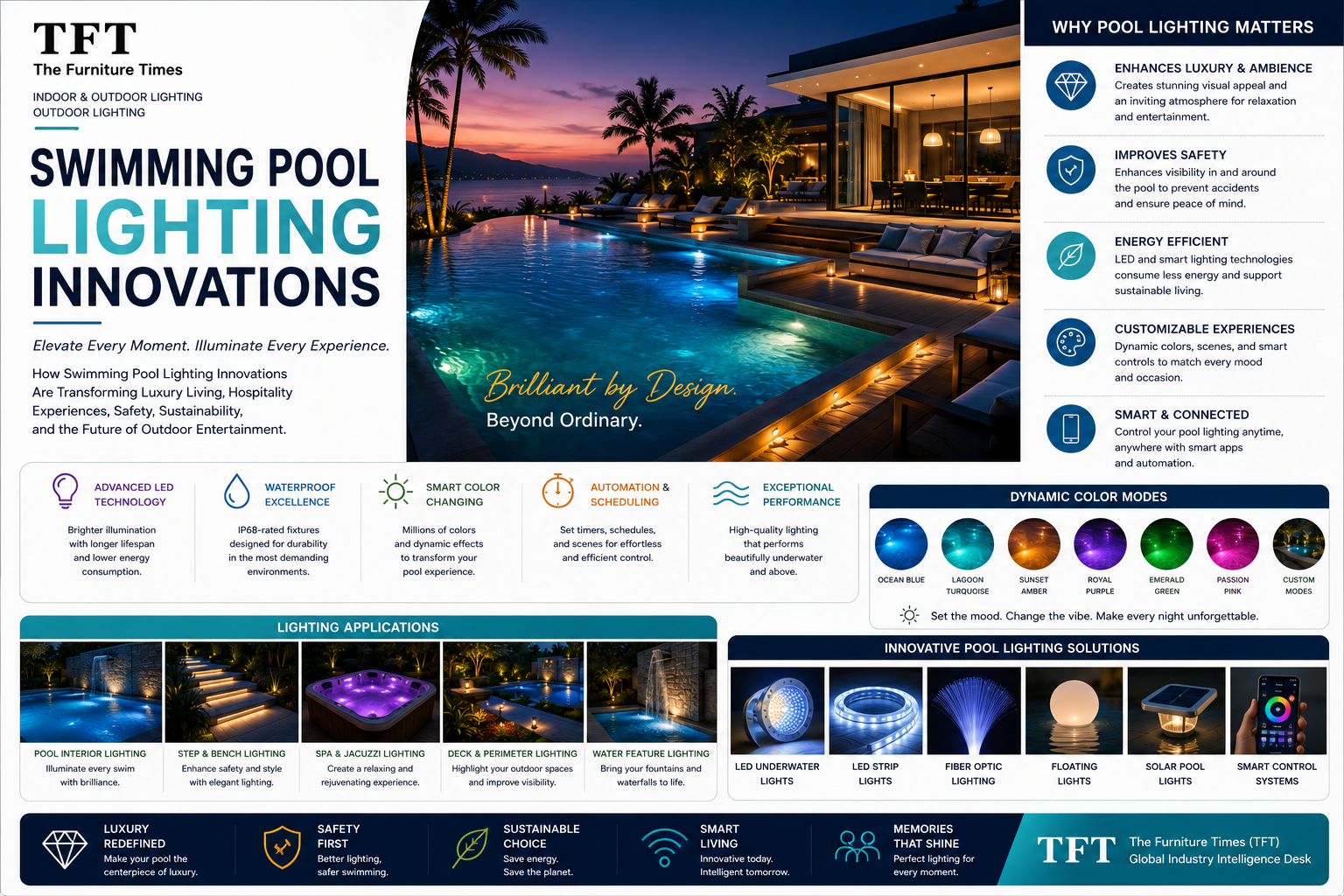 Swimming Pool Lighting Innovations