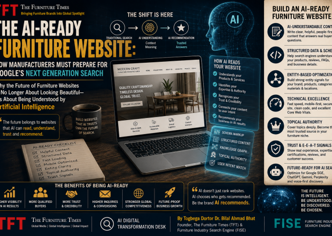 The AI-Ready Furniture Website: How Manufacturers Must Prepare for Google’s Next Generation Search