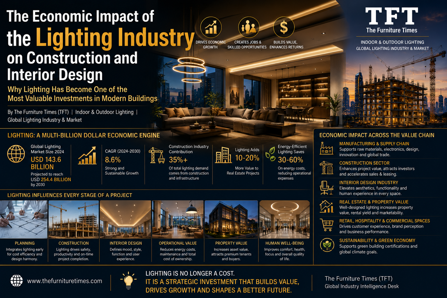 The Economic Impact of the Lighting Industry on Construction and Interior Design