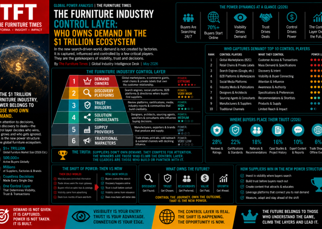 The Furniture Industry Control Layer: Who Owns Demand in the $1 Trillion Ecosystem