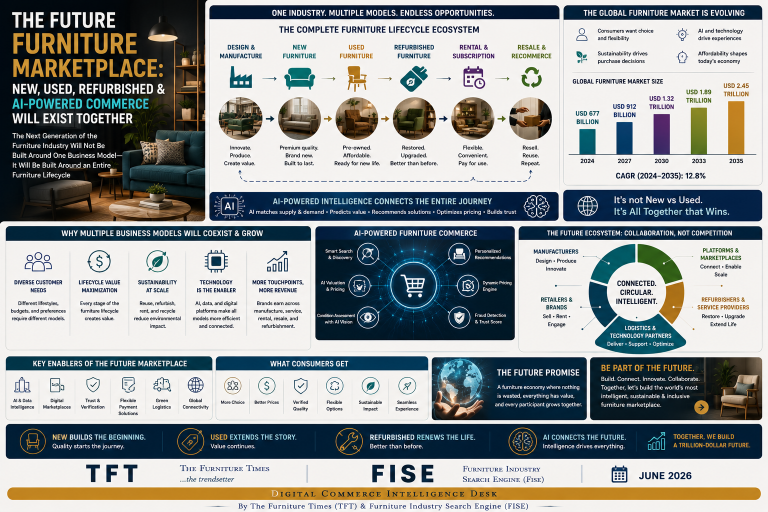 The Future Furniture Marketplace: Why New, Used, Refurbished & AI-Powered Commerce Will Exist Together