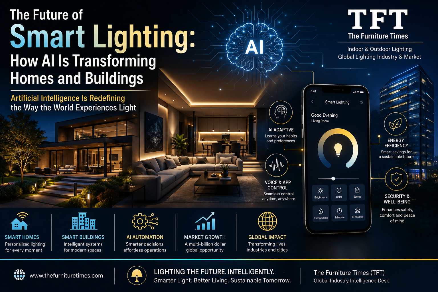 The Future of Smart Lighting: How AI Is Transforming Homes and Buildings