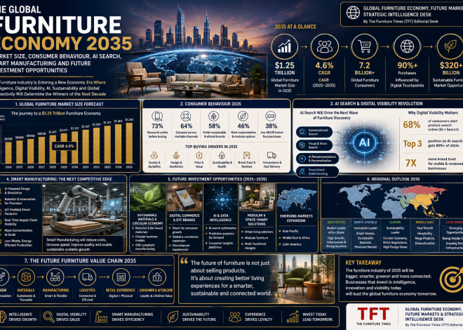 The Global Furniture Economy 2035: Market Size, Consumer Behaviour, AI Search, Smart Manufacturing and Future Investment Opportunities
