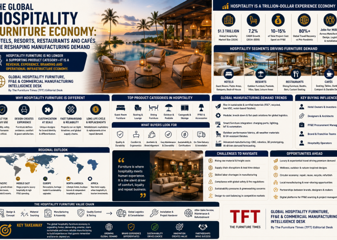 The Global Hospitality Furniture Economy: Hotels, Resorts, Restaurants and Cafés Are Reshaping Manufacturing Demand