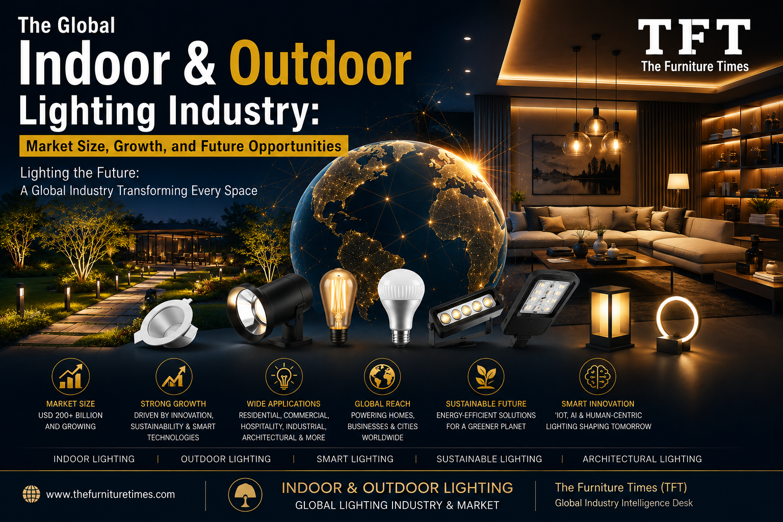 The Global Indoor & Outdoor Lighting Industry: Market Size, Growth, and Future Opportunities