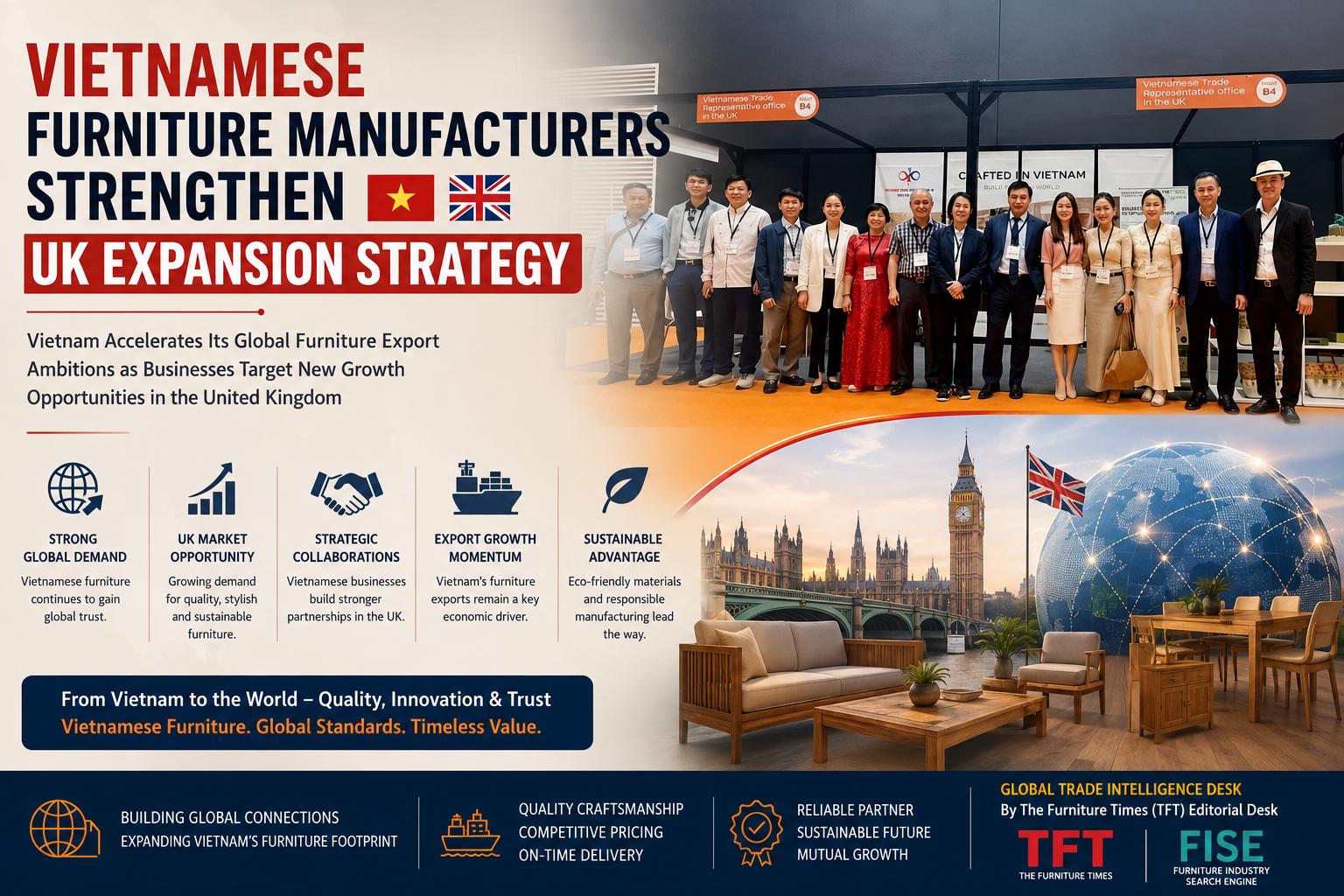 Vietnamese Furniture Manufacturers Strengthen UK Expansion Strategy
