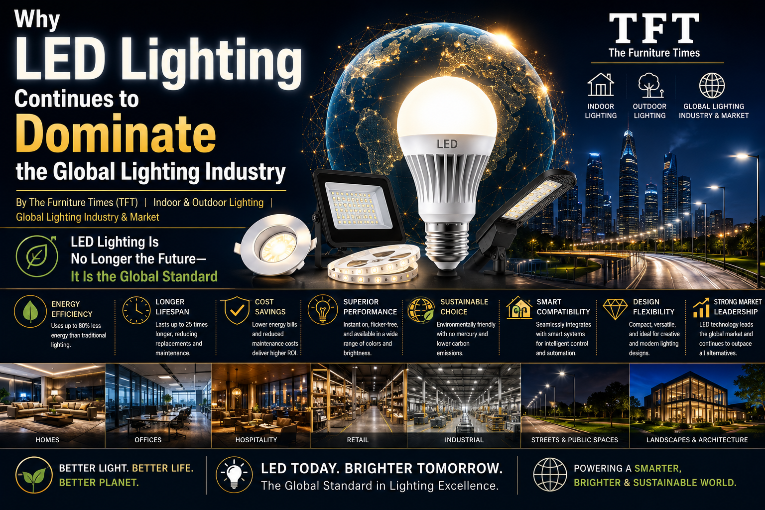Why LED Lighting Continues to Dominate the Global Lighting Industry