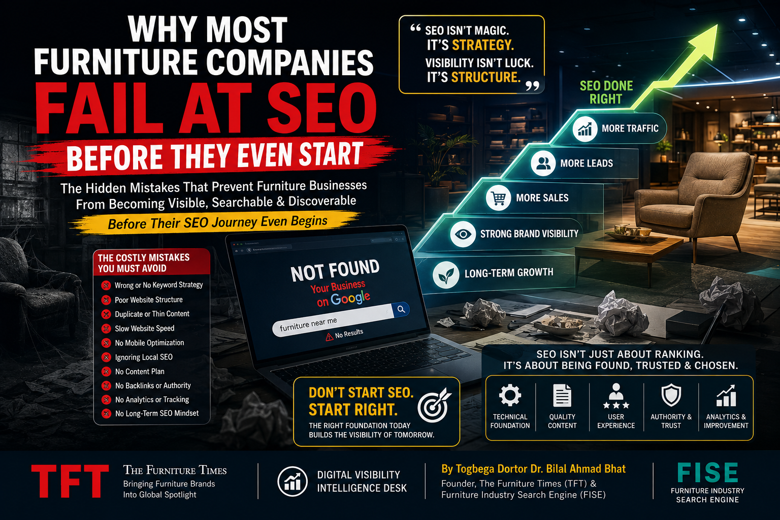 Why Most Furniture Companies Fail at SEO Before They Even Start