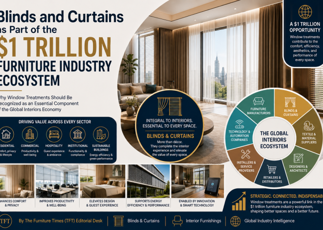 Blinds and Curtains as Part of the $1 Trillion Furniture Industry Ecosystem