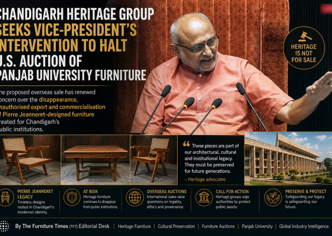 Chandigarh Heritage Group Seeks Vice-President’s Intervention to Halt U.S. Auction of Panjab University Furniture