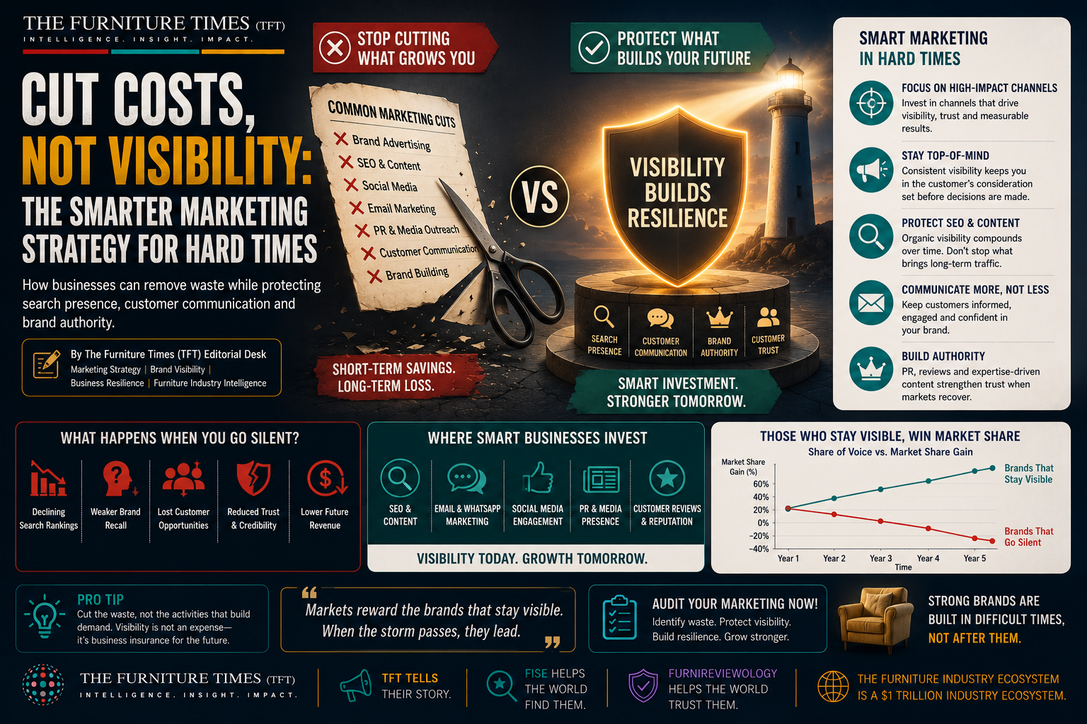 Cut Costs, Not Visibility: The Smarter Marketing Strategy for Hard Times