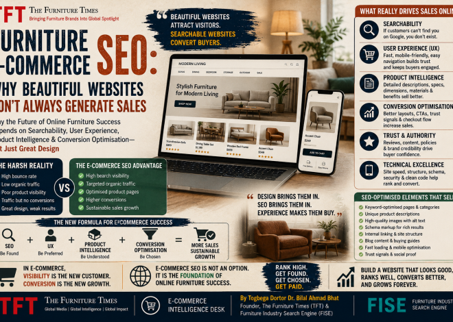 Furniture E-Commerce SEO: Why Beautiful Websites Don’t Always Generate Sales