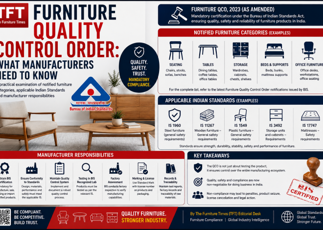 Furniture Quality Control Order: What Manufacturers Need to Know