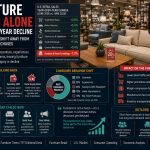 Furniture Stands Alone in Year-over-Year Decline as U.S. Retail Sales Shift Away From Big-Ticket Home Purchases