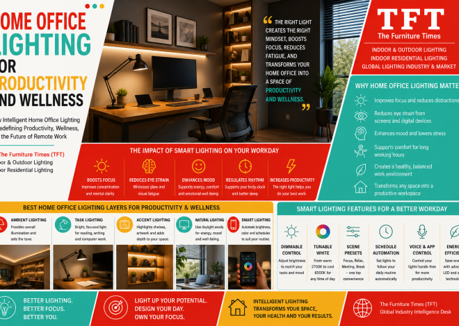 Home Office Lighting for Productivity and Wellness