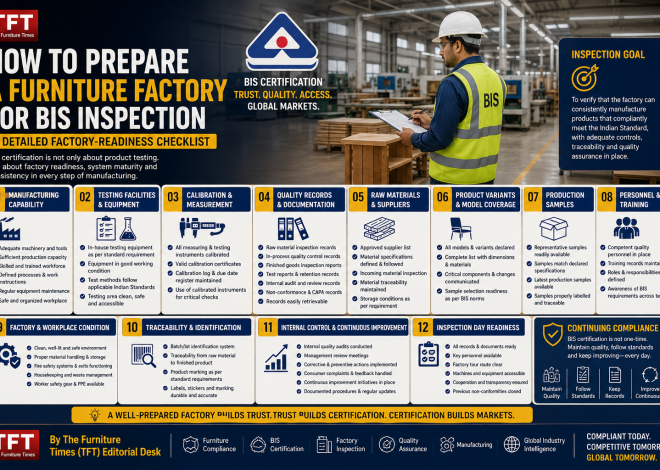 How to Prepare a Furniture Factory for BIS Inspection