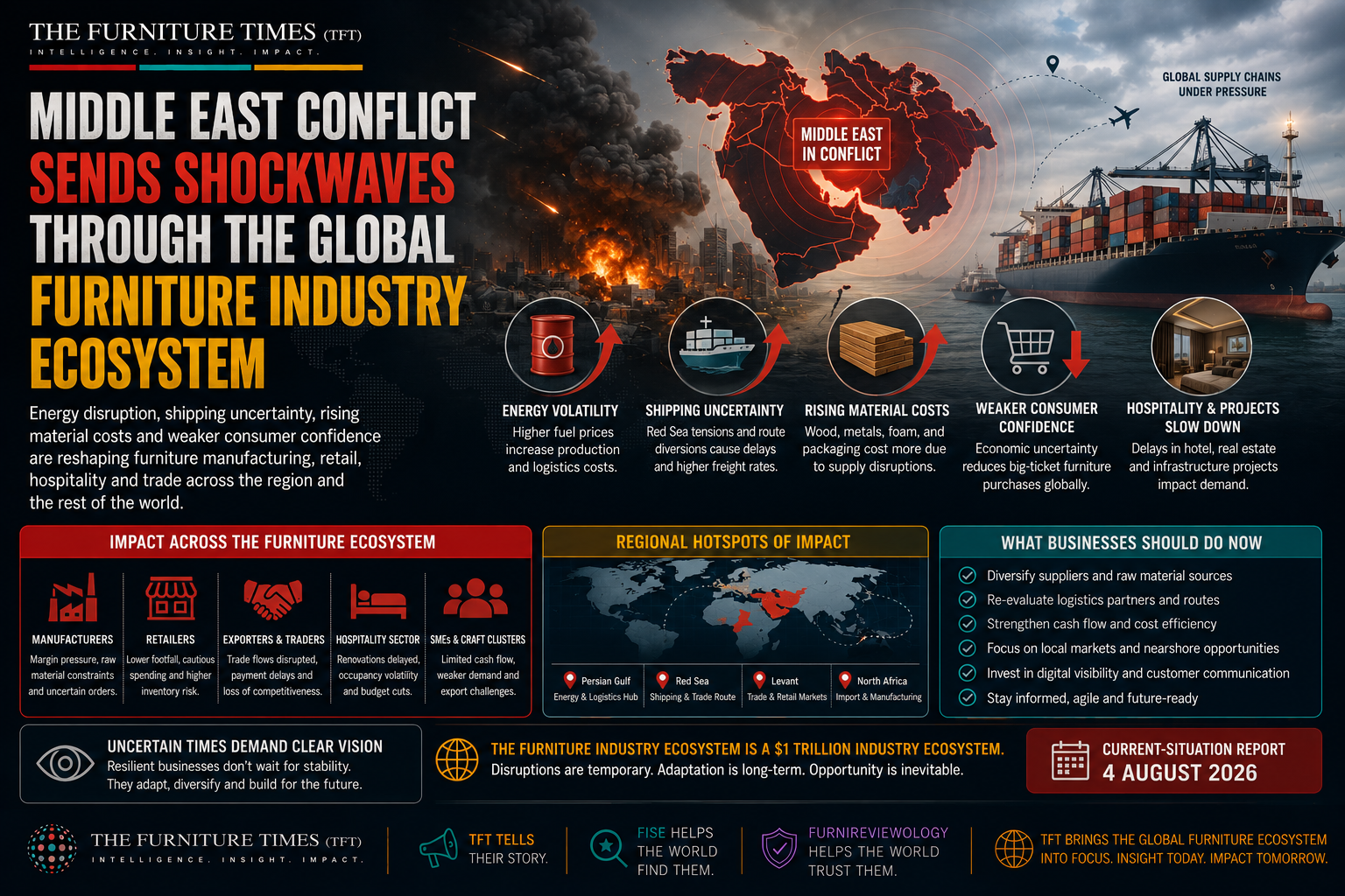 Middle East Conflict Sends Shockwaves Through the Global Furniture Industry Ecosystem