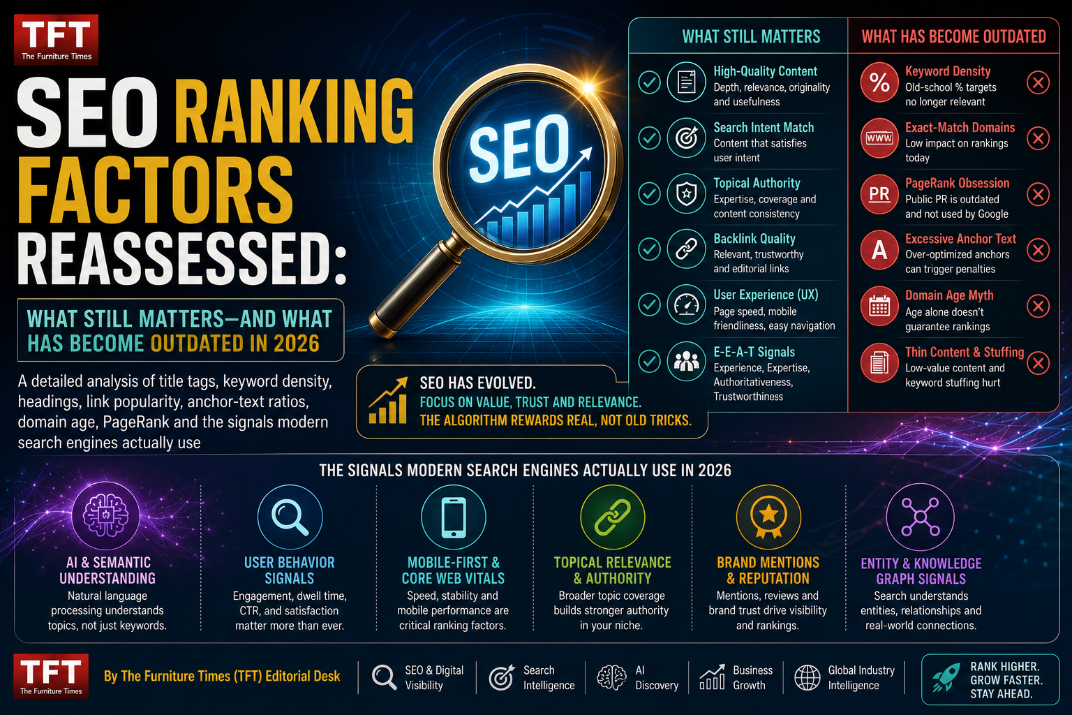 SEO Ranking Factors Reassessed: What Still Matters—and What Has Become Outdated in 2026