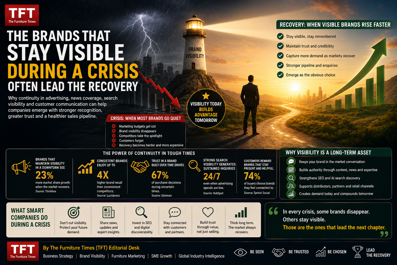 The Brands That Stay Visible During a Crisis Often Lead the Recovery