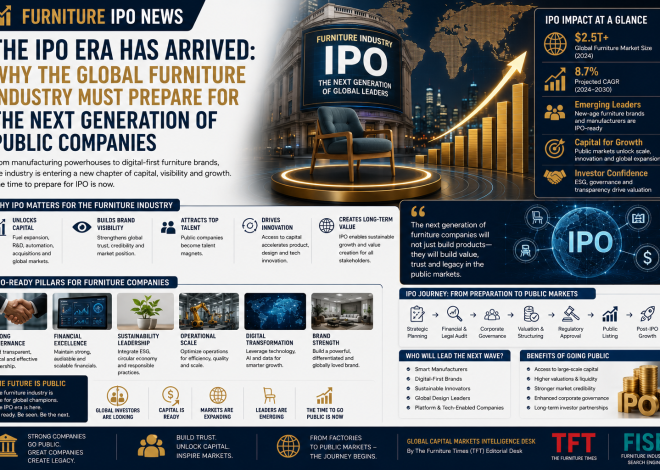 The IPO Era Has Arrived: Why the Global Furniture Industry Must Prepare for the Next Generation of Public Companies