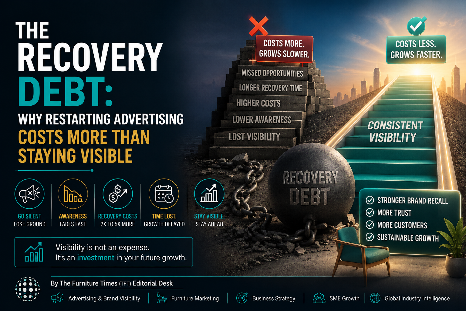 The Recovery Debt: Why Restarting Advertising Costs More Than Staying Visible