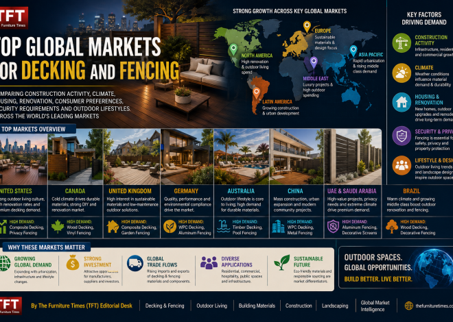 Top Global Markets for Decking and Fencing