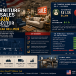 U.S. Furniture Retail Sales Slip Again as the Sector Becomes July’s Only Year-Over-Year Decliner