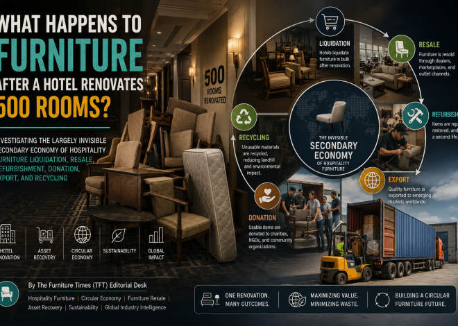 What Happens to Furniture After a Hotel Renovates 500 Rooms?
