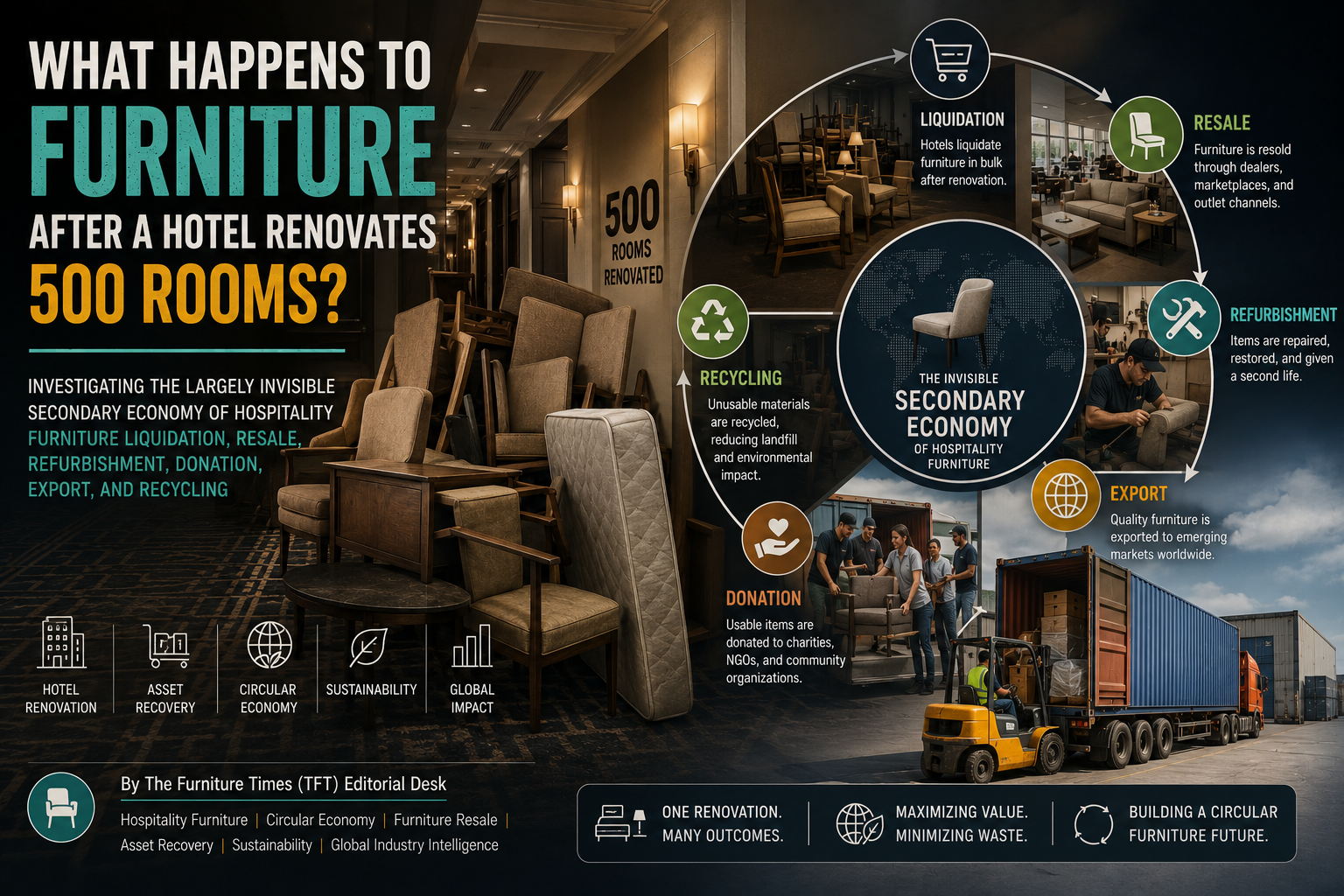 What Happens to Furniture After a Hotel Renovates 500 Rooms?