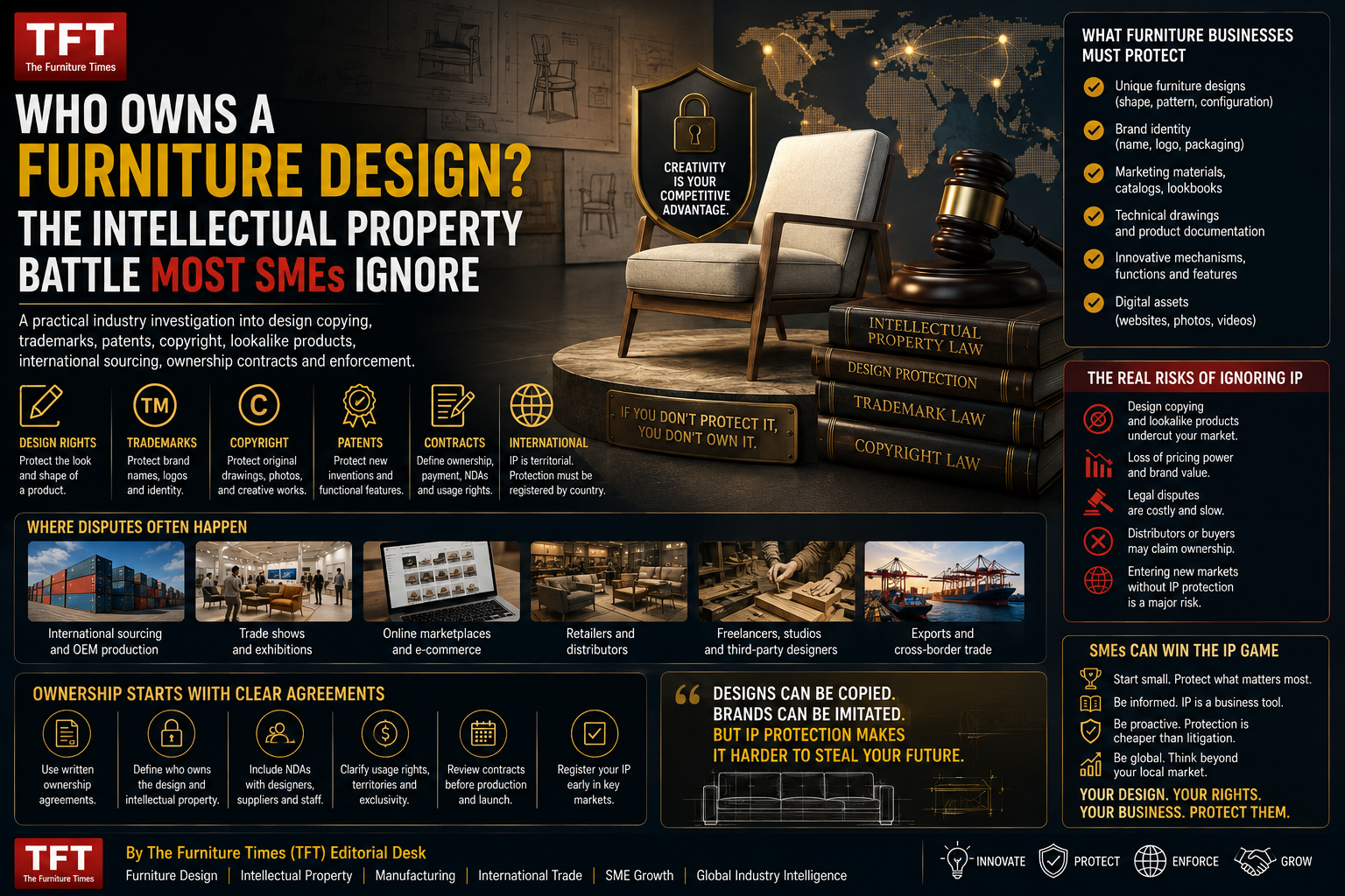 Who Owns a Furniture Design? The Intellectual Property Battle Most SMEs Ignore