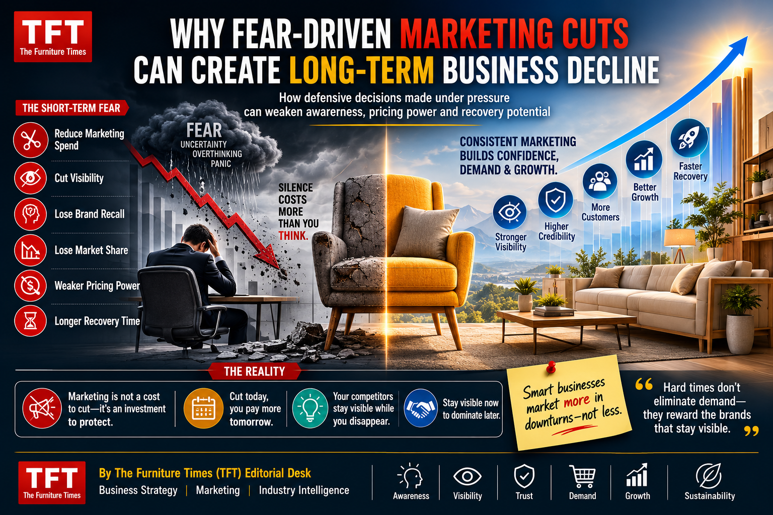 Why Fear-Driven Marketing Cuts Can Create Long-Term Business Decline