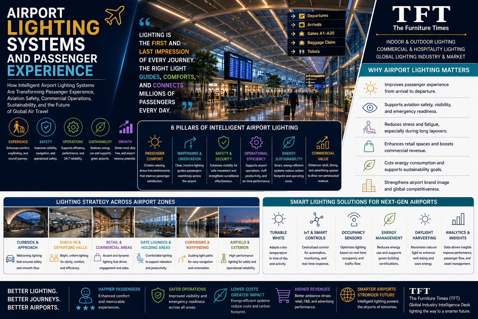 Airport Lighting Systems and Passenger Experience