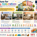 Furniture for Every Generation: Children’s Furniture, Student Living, Young Professionals, Families and Seniors