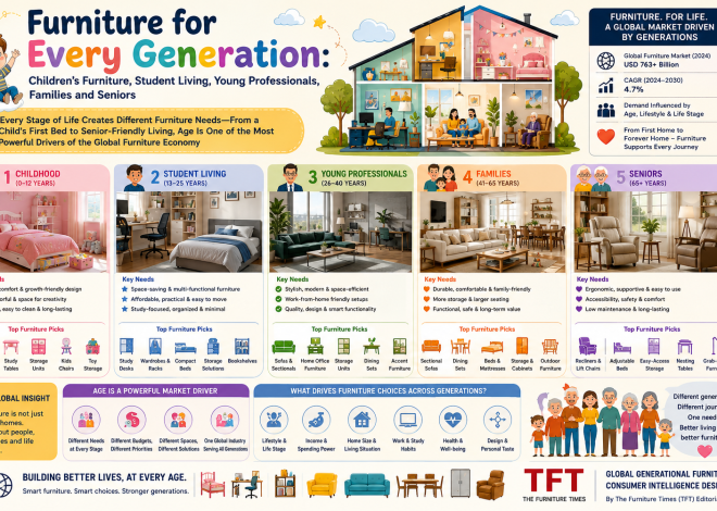 Furniture for Every Generation: Children’s Furniture, Student Living, Young Professionals, Families and Seniors