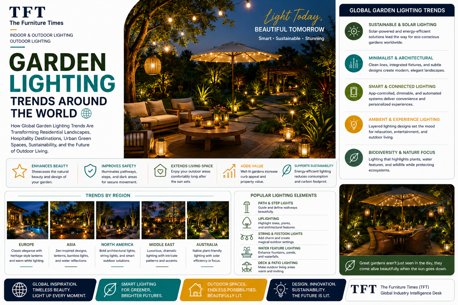 Garden Lighting Trends Around the World
