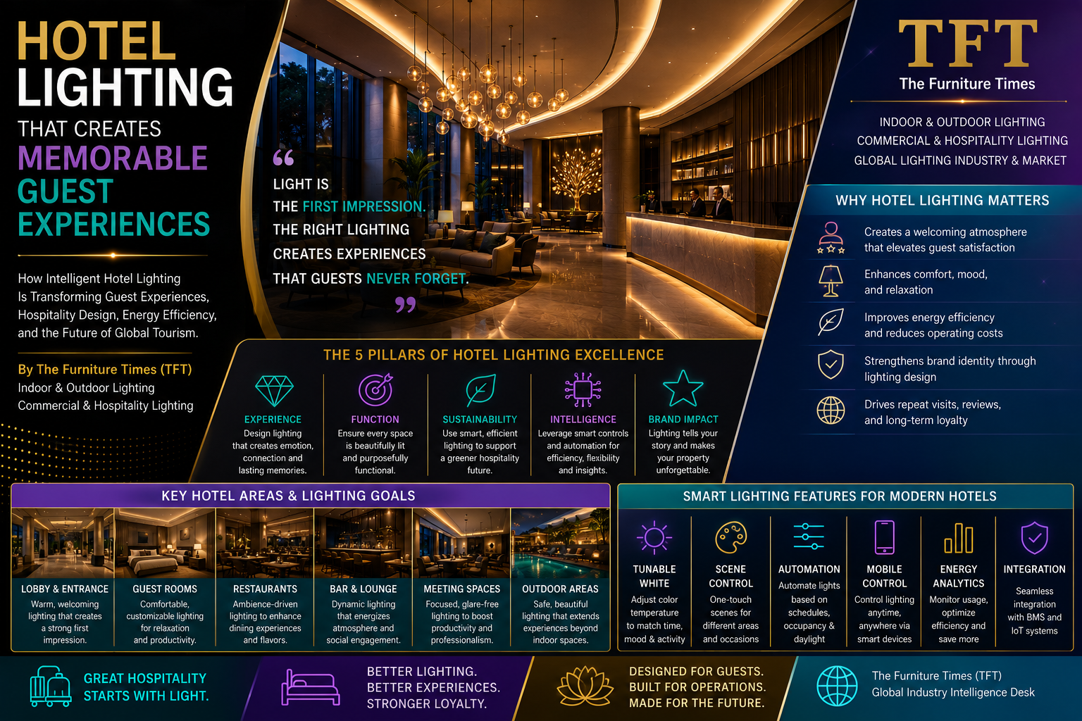 Hotel Lighting That Creates Memorable Guest Experiences