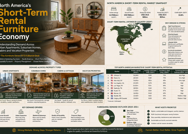North America’s Short-Term Rental Furniture Economy