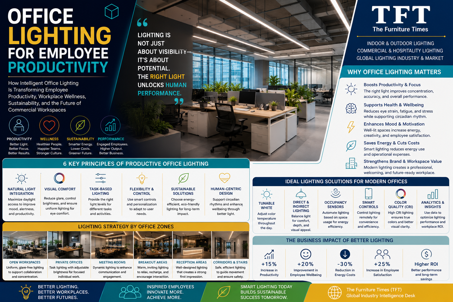 Office Lighting for Employee Productivity