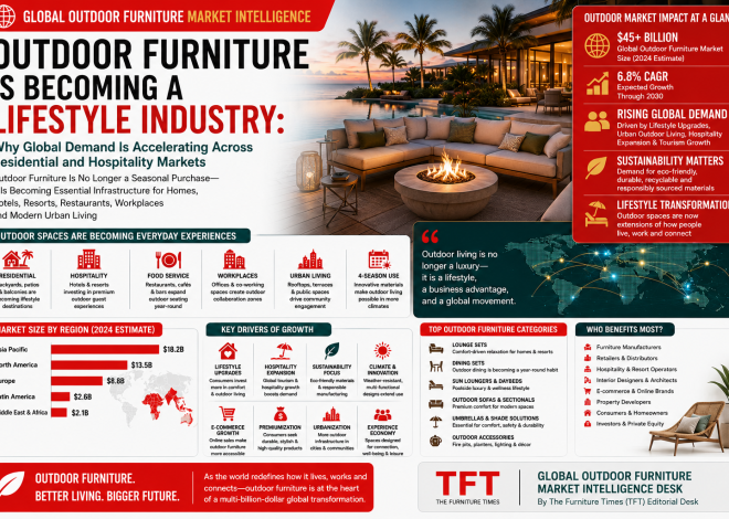 Outdoor Furniture Is Becoming a Lifestyle Industry: Why Global Demand Is Accelerating Across Residential and Hospitality Markets