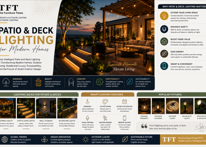 Patio and Deck Lighting for Modern Homes