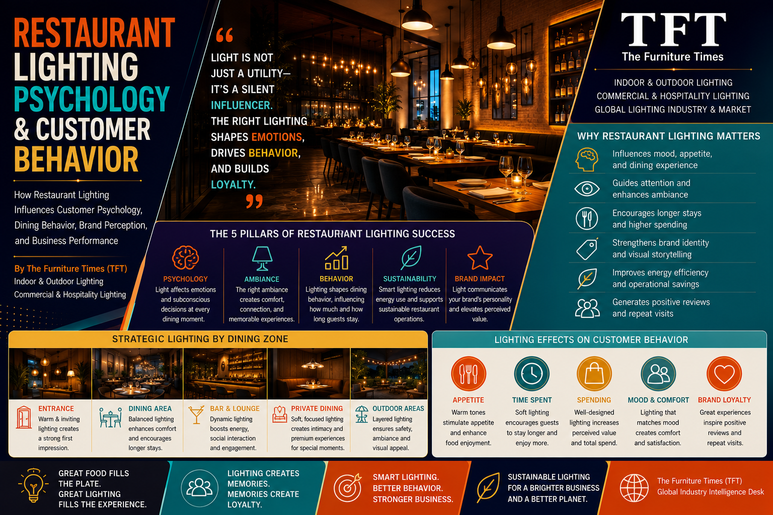 Restaurant Lighting Psychology and Customer Behavior