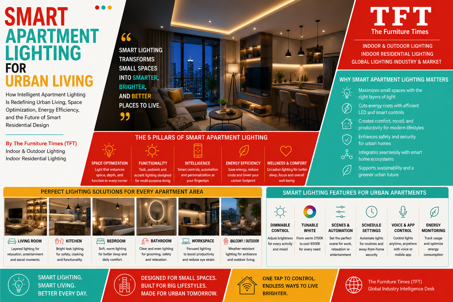 Smart Apartment Lighting for Urban Living