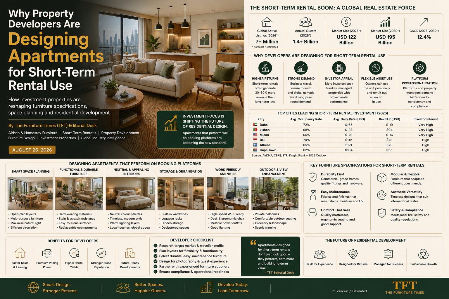 Why Property Developers Are Designing Apartments for Short-Term Rental Use