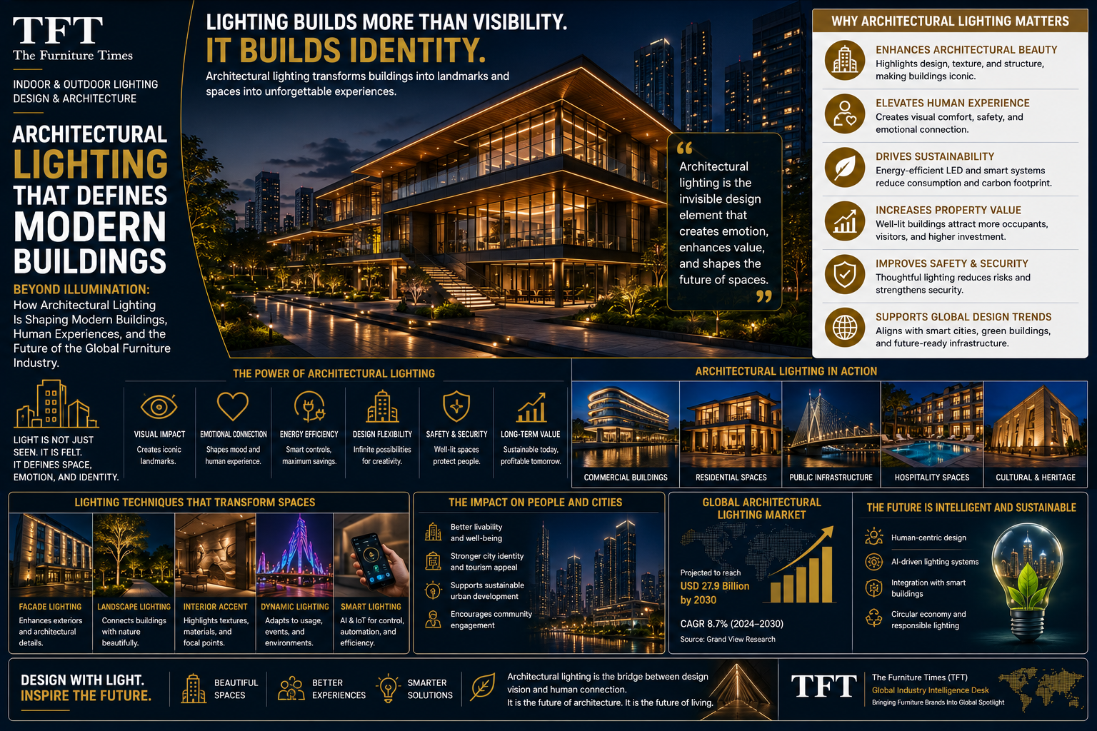 Architectural Lighting That Defines Modern Buildings