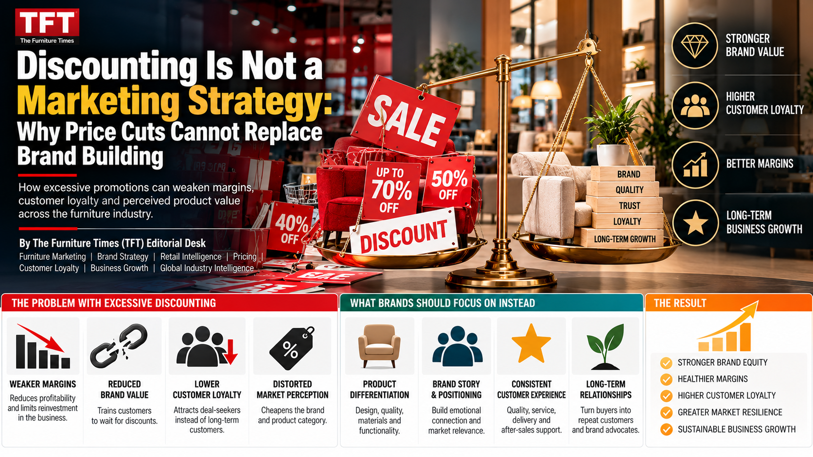 Discounting Is Not a Marketing Strategy: Why Price Cuts Cannot Replace Brand Building