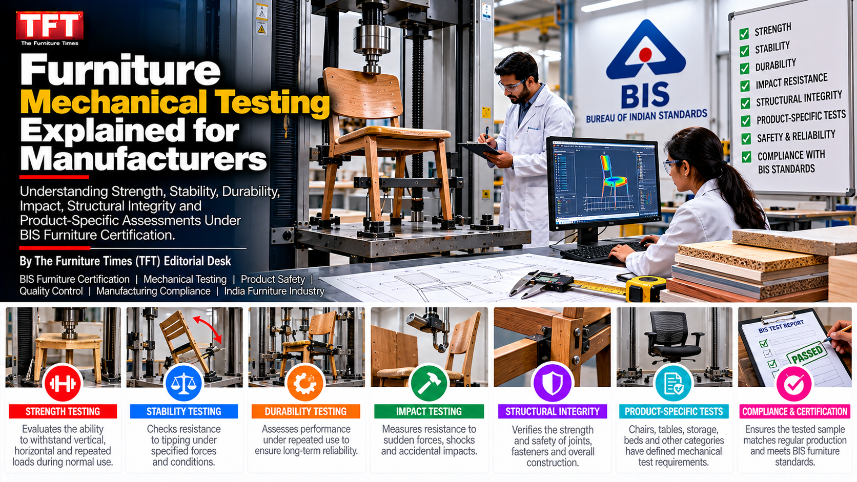 Furniture Mechanical Testing Explained for Manufacturers
