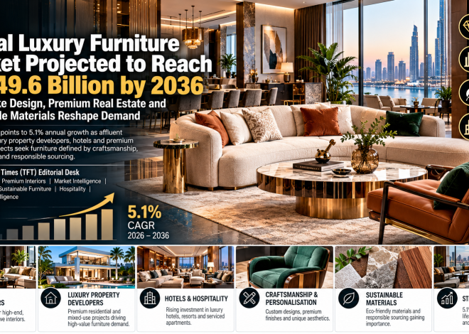 Global Luxury Furniture Market Projected to Reach US$49.6 Billion by 2036 as Bespoke Design