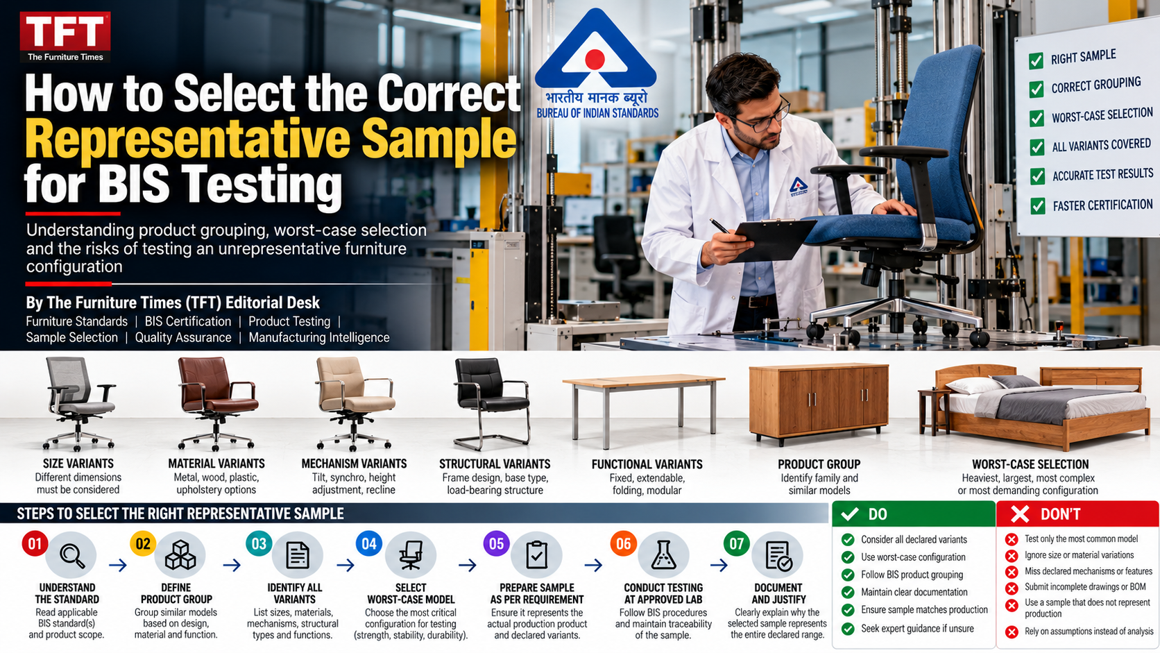 How to Select the Correct Representative Sample for BIS Testing