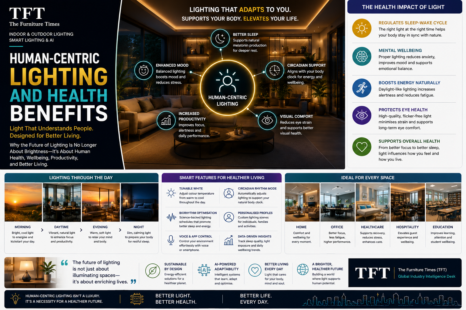 Human-Centric Lighting and Health Benefits