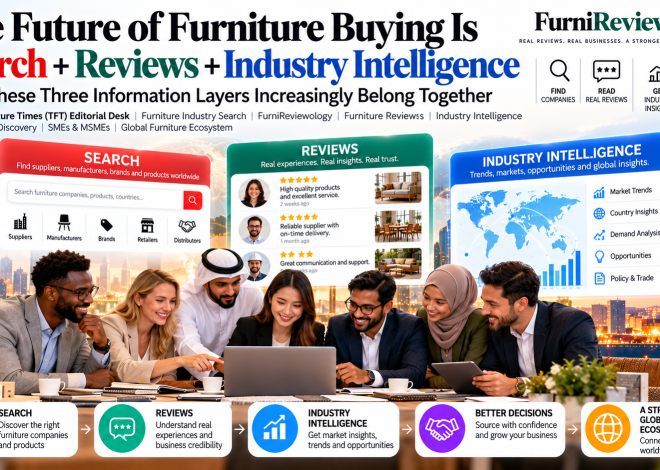 The Future of Furniture Buying Is Search + Reviews + Industry Intelligence